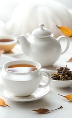 Obraz na płótnie Canvas teapot and teapots on a table.