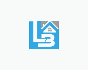 LB House Letter Logo Design