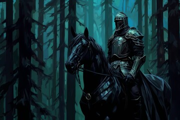 Fototapeta na wymiar knight, medieval fantasy desktop background, for video, for folk music, folk meditation