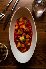 Roast winter vegetables.