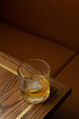 Whiskey and ice.