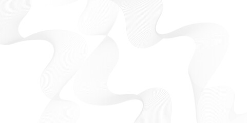 Abstract white blend waves carve smooth lines and technology background. Modern white flowing wave lines and glowing moving lines. Futuristic technology and sound wave lines background.
