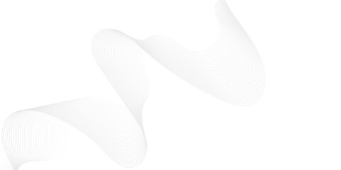 Abstract white blend waves carve smooth lines and technology background. Modern white flowing wave lines and glowing moving lines. Futuristic technology and sound wave lines background.