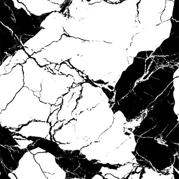 Marble texture organic luxury creepy grunge cracking old vintage marbled stone pattern, seamless perfect repeating tile vector, stone concrete granite black and white	