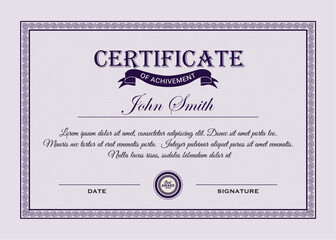 Customizable academic certificate templates