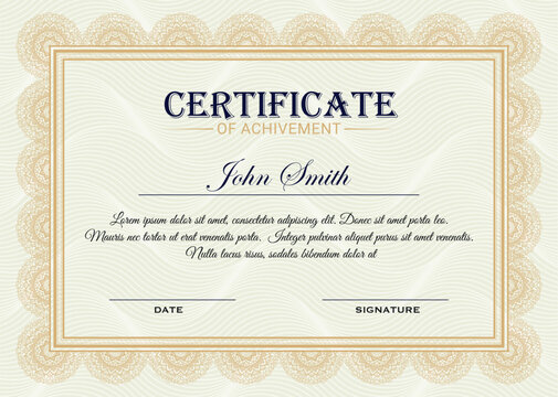 Customizable academic certificate templates