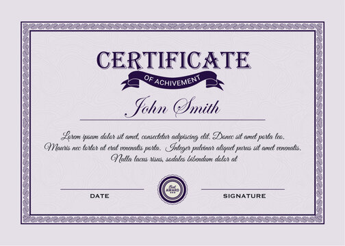Customizable academic certificate templates