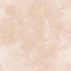 Seamless pattern with watercolor stains. Hand drawn beige repeat background.