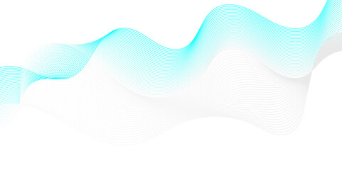 Modern abstract blue blend waves lines futuristic technology background. Modern blue flowing wave lines and glowing moving lines. Futuristic technology and sound wave lines background.