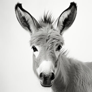 portrait of a donkey generated by ai