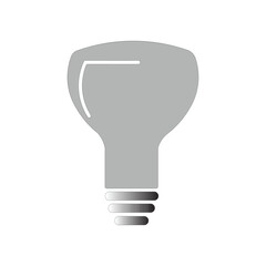 light bulb isolated template design