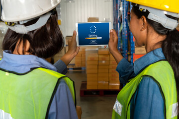 Software update on computer for modish version of device software upgrade