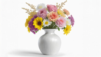 Minimal Vase Mockup with Blossom