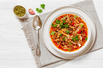 ground beef cabbage soup, hamburger cabbage soup