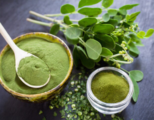 fresh moringa powder, healthy supplements - 667986974