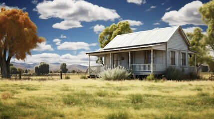 Fototapeta premium house in the countryside generated by AI