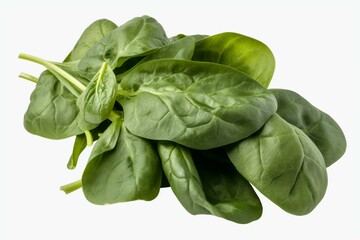 transparent png with spinach. Generative AI