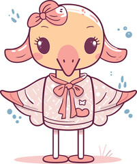 Baby Girl Cartoon Character