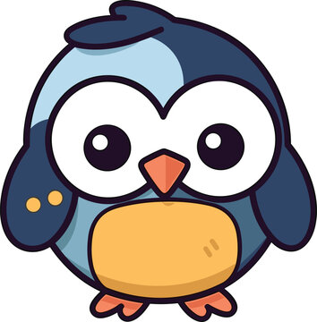 blue bird cartoon
