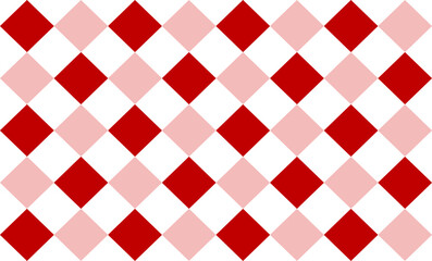 Red and pink pattern,  two tone diamond checkerboard repeat pattern, replete image, design for fabric printing