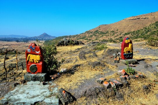 Gramadevata, Gram Devta, village gods, Hatgad, Maharashtra, India