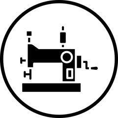 Vector Design Sewing Machine Icon Style
