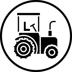 Vector Design Tractor Icon Style