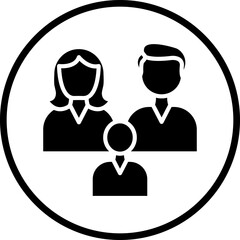 Vector Design Customer Family Icon Style