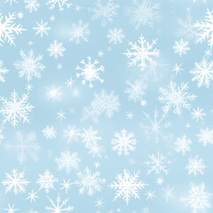 Stunning Pastel Snowflake Seamless Pattern Wallpaper