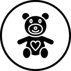 Vector Design Teddy Icon Style