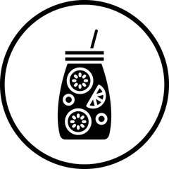 Vector Design Infusion Drink Icon Style