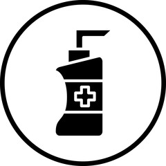 Fototapeta premium Vector Design Antiseptic Icon Style