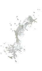 milk or white liquid splash. 3d rendering