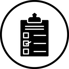 Vector Design Checklist Icon Style