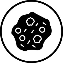 Vector Design Chocolate Chip Cookie Icon Style