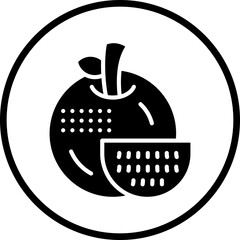 Vector Design Tangerine Icon Style