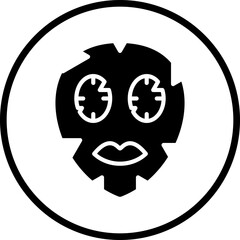 Vector Design Face Mask Icon Style