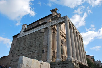 Fototapeta na wymiar The imperial forums - Rome - Italy