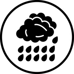 Vector Design Rain Icon Style