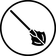 Vector Design Shovel Icon Style