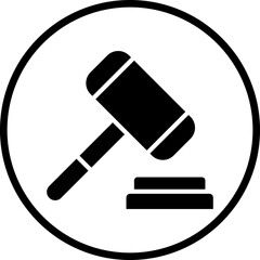 Vector Design Auction Icon Style