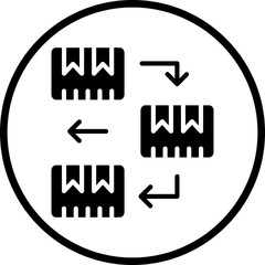 Fototapeta premium Vector Design Fifo Icon Style