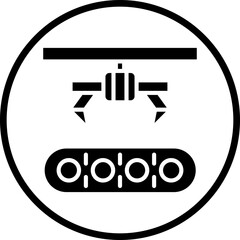Vector Design Assembly Machine Icon Style