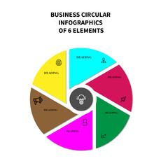 Circular Process Infographics