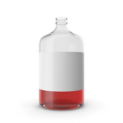 Bottle With Liquid PNG