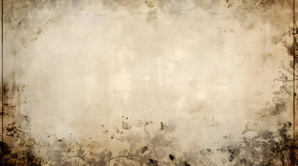 Old paper png overlay, abstract design on transparent background. generative AI.