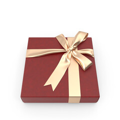 Premium Chocolate Gift Box Red PNG