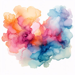 Fototapeta premium abstract watercolor Splash colorful generative ai