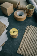 Craft set of goods for product packaging