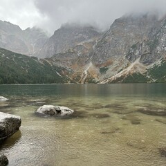 lake in the mountains